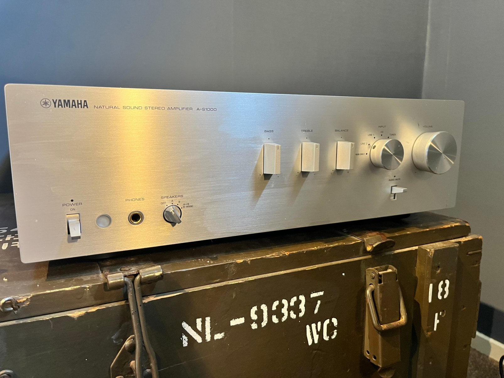 Yamaha natural sound stereo amplifier A-s1000, Audio, Tv en Foto, Versterkers en Receivers, Ophalen, Overige systemen, Yamaha