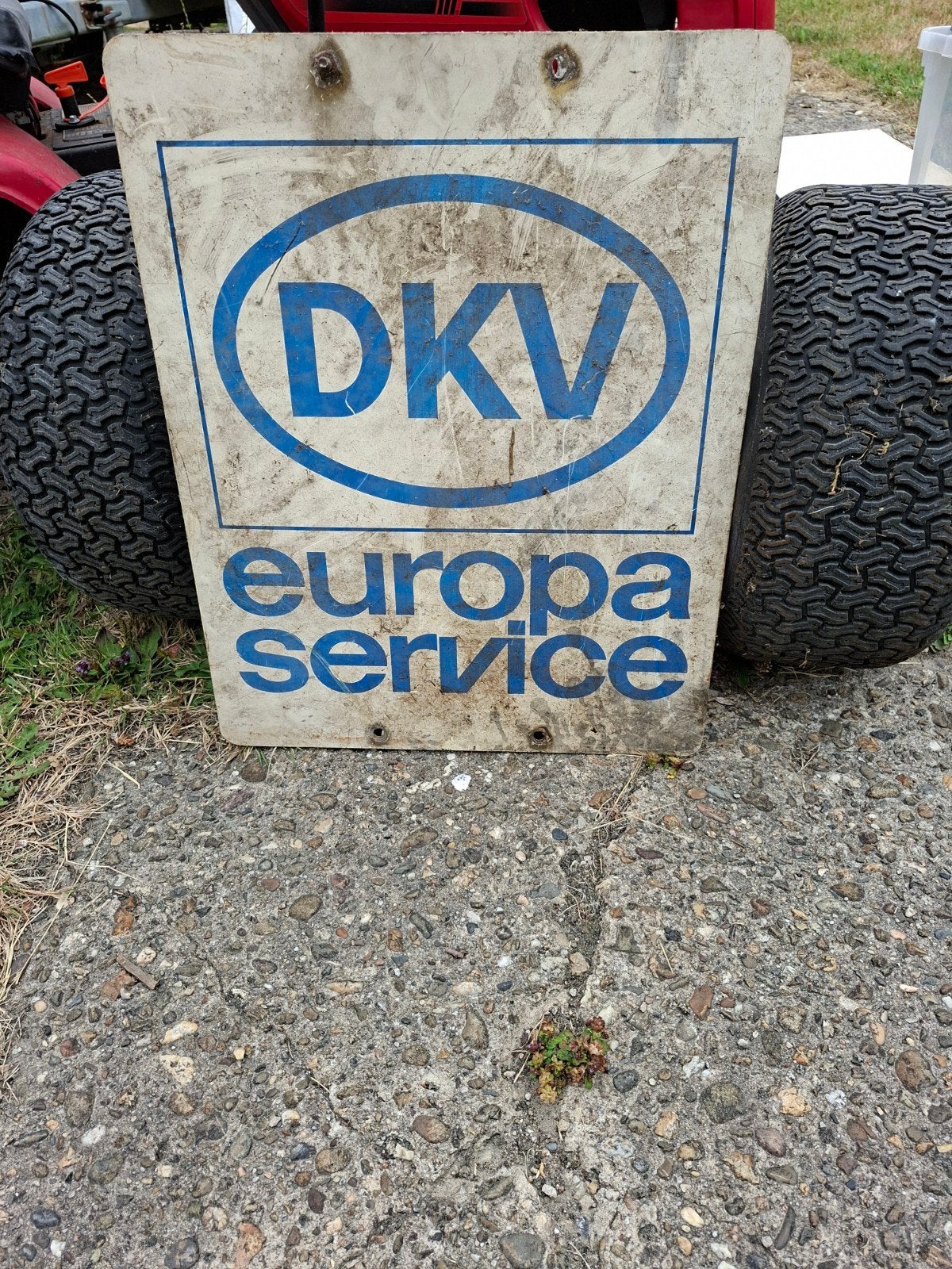 Vintage DKV Europa Service bord - 60x48 cm, Ophalen, Gebruikt