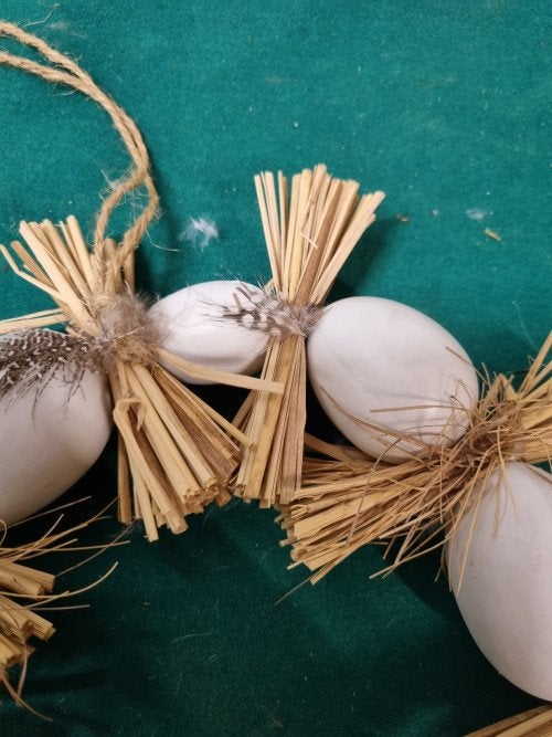 krans, van eieren en riet,, Diversen, Kerst, Ophalen of Verzenden, 'T Olde Gre-j, Info@toldegrej.nl, Endepoelstraat 20f Didam