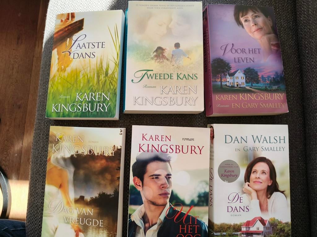 6 christelijke romans: 5x Karen Kingsbury, 1x Gary Smalley, Boeken, Romans, Ophalen