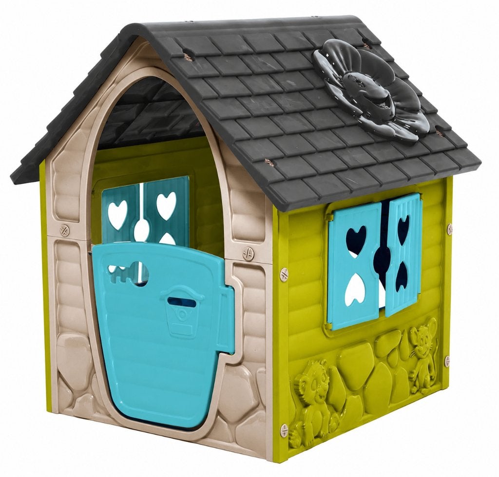 Speelhuisje My First Playhouse Grijs/Groen Gratis Verzending, Kunststof, Verzenden, Sales@sdltrading.nl, Luna & Bubbles