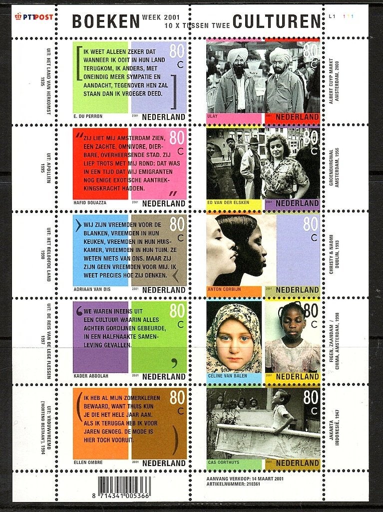 Nvph v1957-1966 postfris blok 2001, Ophalen of Verzenden, Na 1940, Postfris