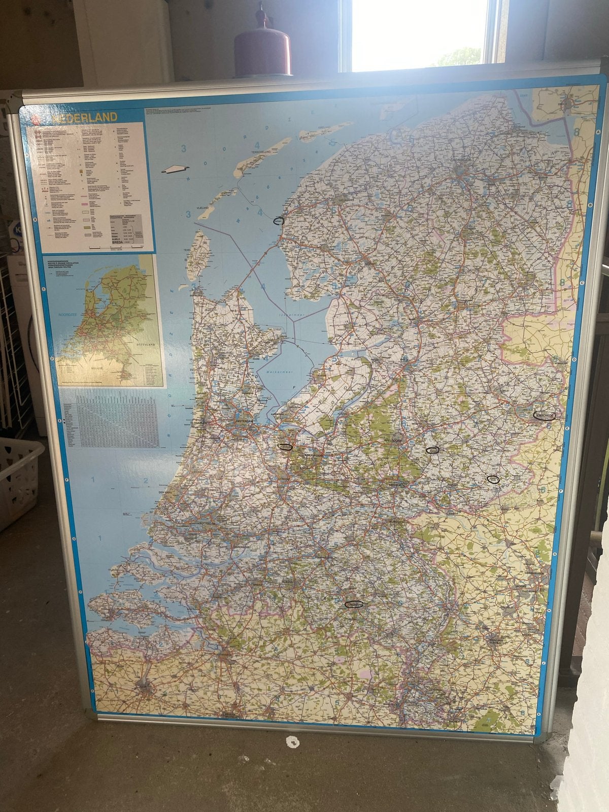Grote Falk Nederland Kaart, Ophalen, 1800 tot 2000, Nederland, Landkaart