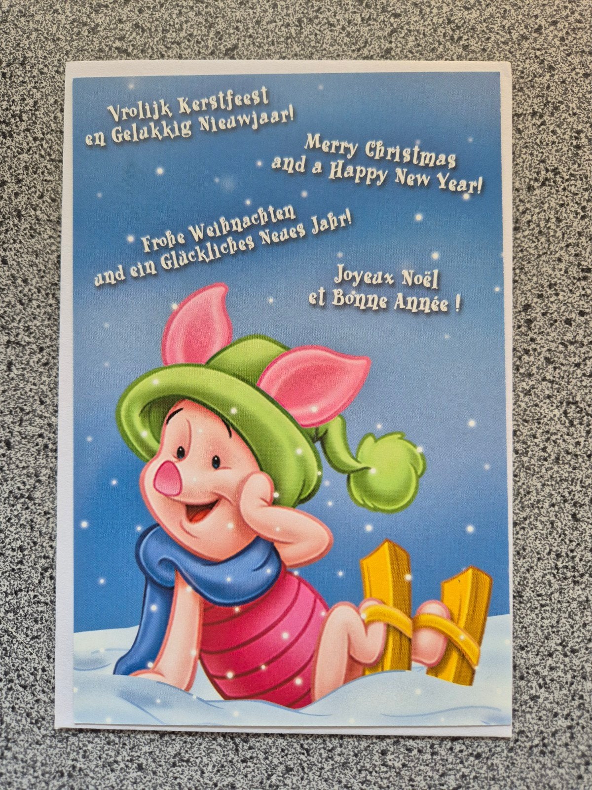 Disney Winnie de Poeh Kerst Ansichtkaart - Nieuw, Verzamelen, Ansichtkaarten | Themakaarten, Ophalen of Verzenden