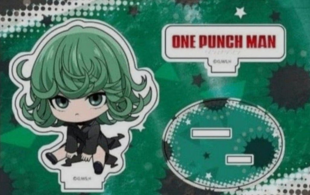One Punch Man Chibi Tatsumaki Acrylic Anime stand Figure, Ophalen of Verzenden, Nieuw, Tv, Beeldje, Replica of Model