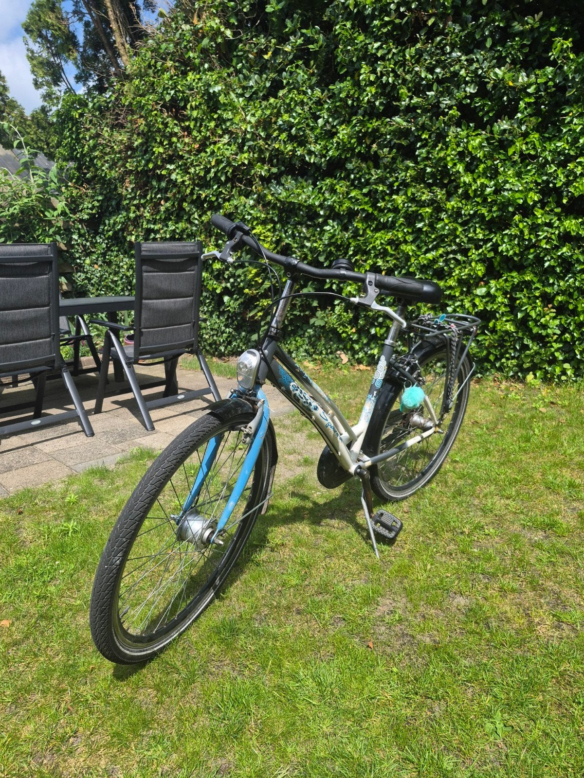 Gebruikte Gazelle fiets met 3 versnellingen, Ophalen, Terugtraprem, Gebruikt, Versnellingen