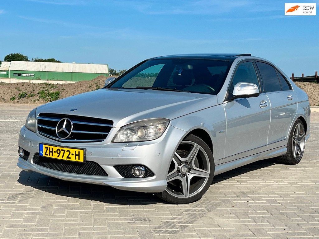 Mercedes-Benz C-klasse 350 AMG LINE PANO AUTOMAAT FULL OPTIO, Auto's, Mercedes-Benz, Automaat, Achterwielaandrijving, Zwart, Sedan