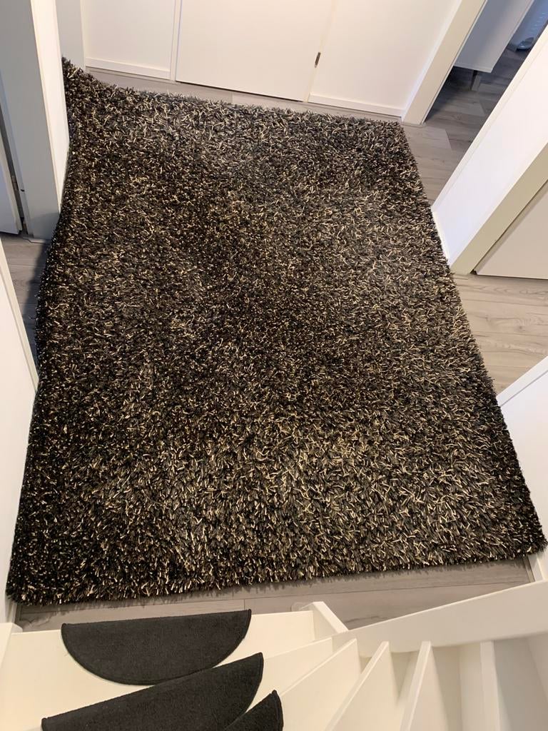 Brinker Carpets black/brown spider 200x250cm, Ophalen, 200 cm of meer, Grijs, Zo goed als nieuw