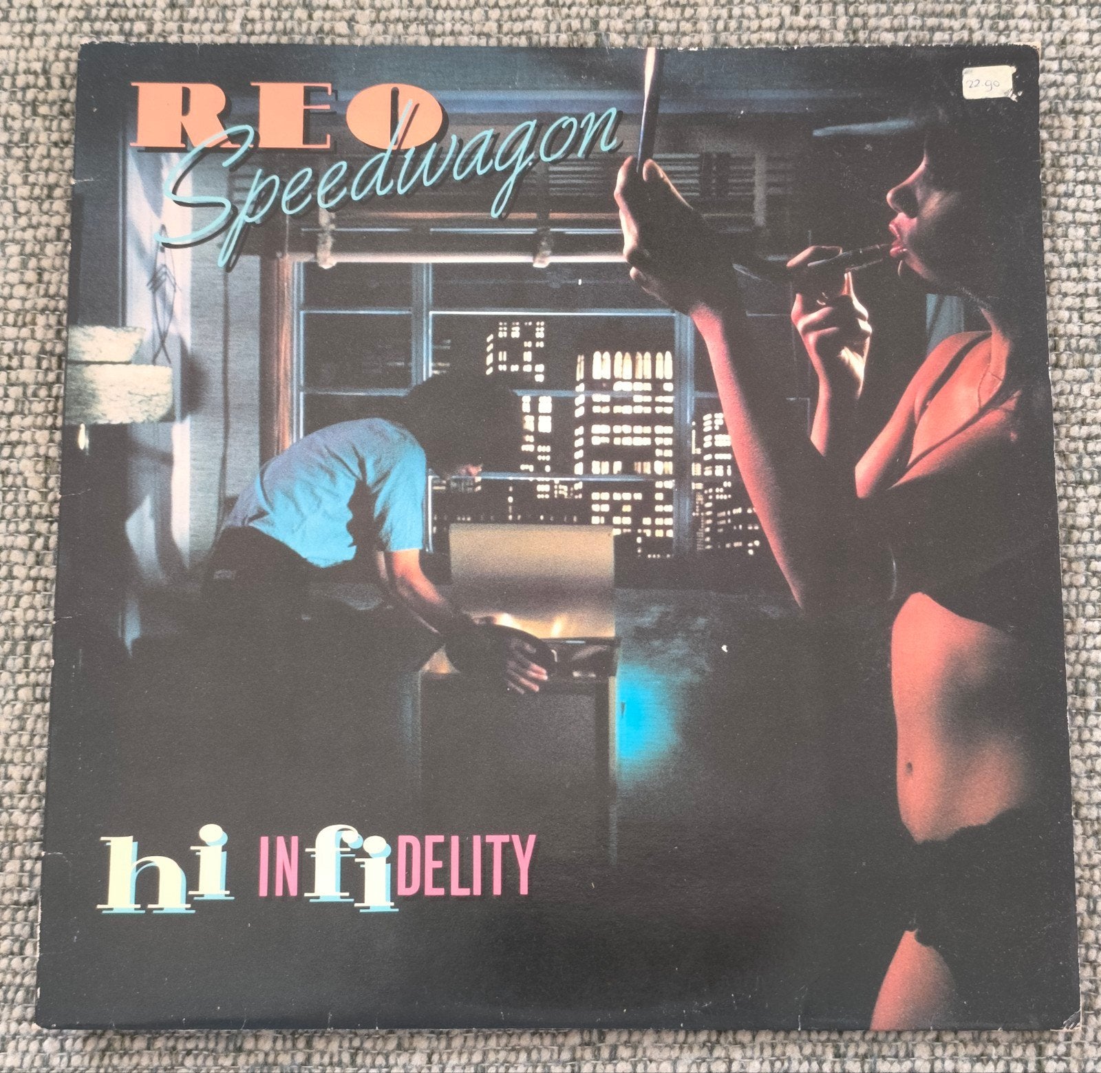 REO Speedwagon - Hi Infidelity LP (1980), LP, Rock, Gebruikt, Ophalen of Verzenden