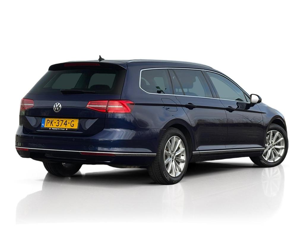 Volkswagen Passat Variant 1.4 TSI DSG Highline ✅ Pano ✅, Gebruikt, 4 cilinders, 150 pk, Blauw