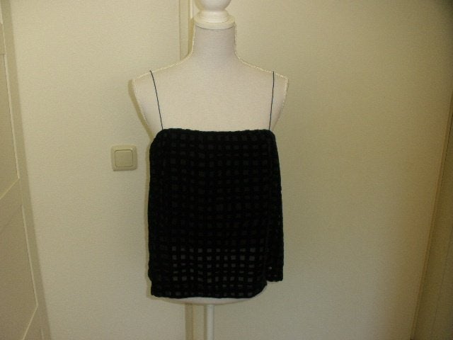 velours top van ZARA, maat L (qwe), Kleding | Dames, Zwart, Maat 42/44 (L), Ophalen of Verzenden, Zo goed als nieuw