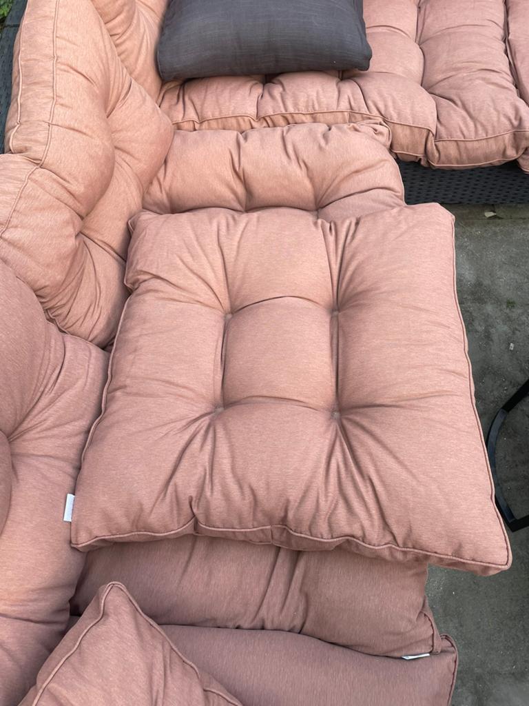 Loungekussens Florence leen bakker terracotta/mokka kleur, Ophalen, Zo goed als nieuw