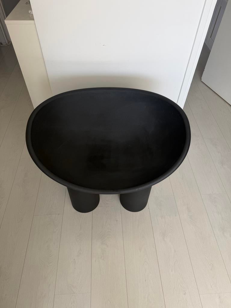 Zwarte design stoel - Driade - roly poly fauteuil, Ophalen, Kunststof, Zwart, Zo goed als nieuw