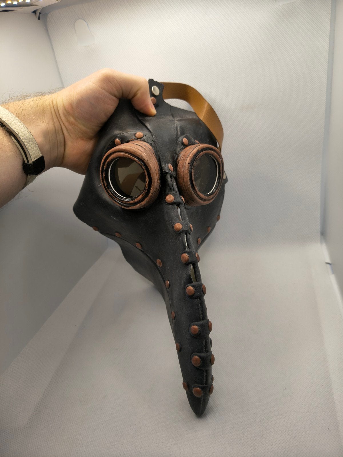Gave middeleeuwse dokter masker, Hobby en Vrije tijd, Kostuums, Theaterbenodigdheden en LARP, Ophalen of Verzenden, Overige typen