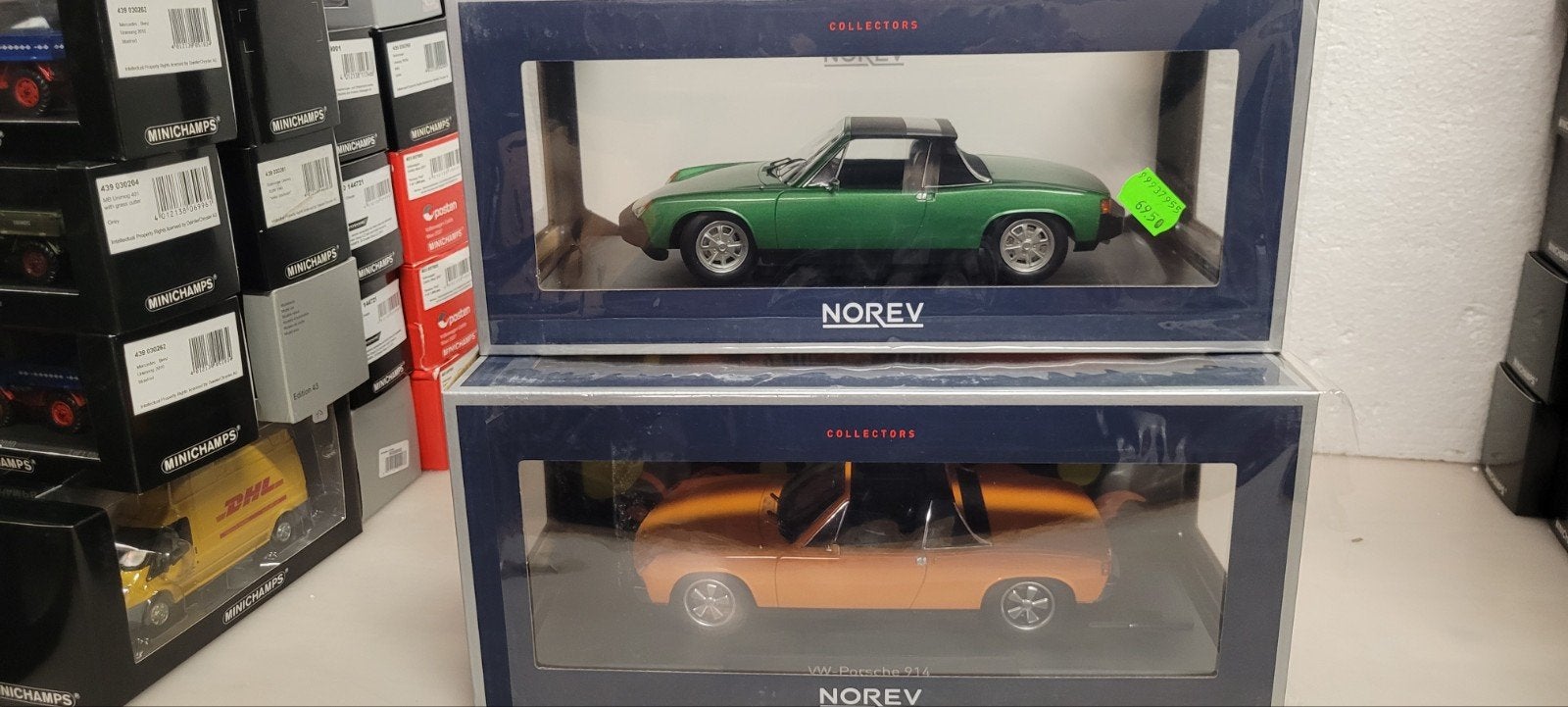 Norev Porsche 914, Ophalen of Verzenden, Zo goed als nieuw, Auto, Norev