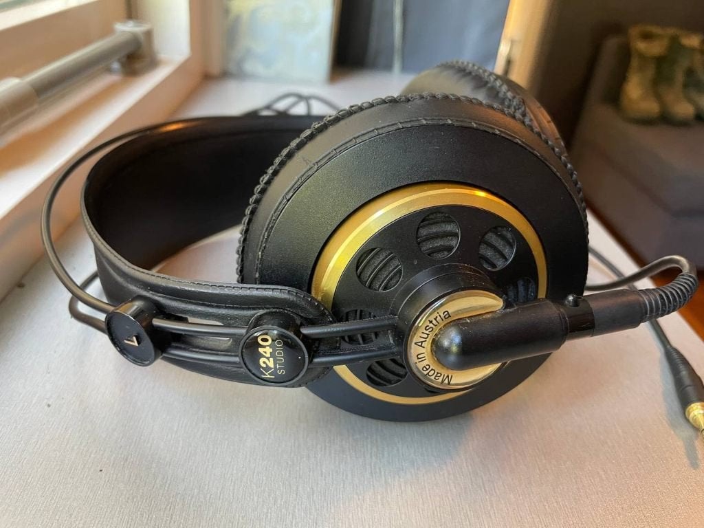 AKG K240 halfopen hoofdtelefoon koptelefoon met adapters