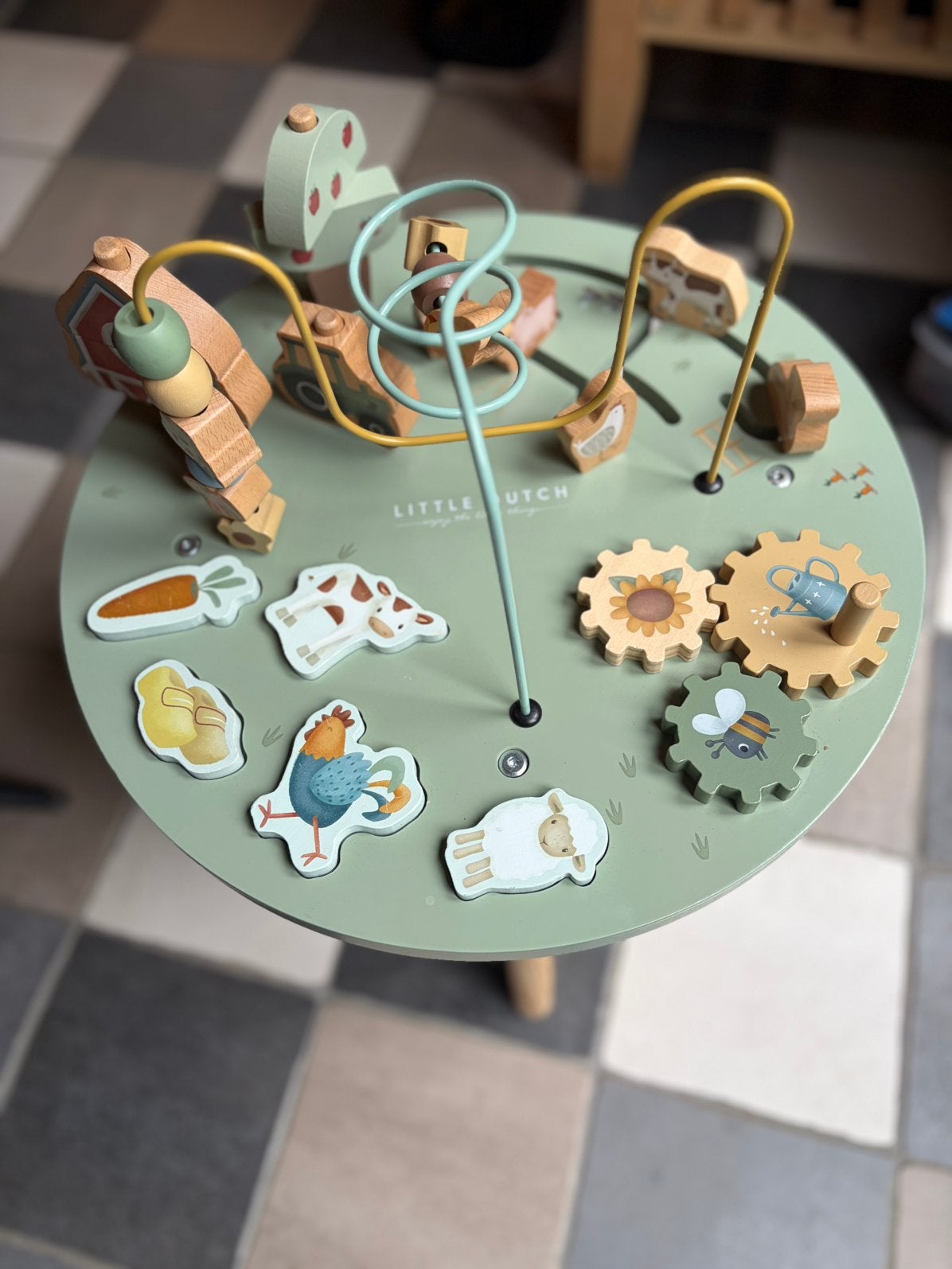 Little Dutch activiteitentafel boerderij, Ophalen, Zo goed als nieuw