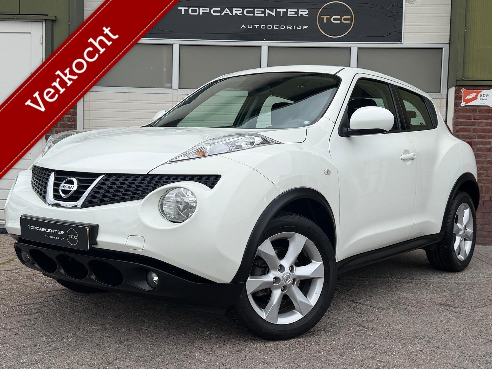Nissan Juke 1.6 Acenta/AUTOM/CAMERA/BLUETH/CRUISE/APK/NAP, Auto's, Nissan, Euro 5, 4 cilinders, Wit, Origineel Nederlands