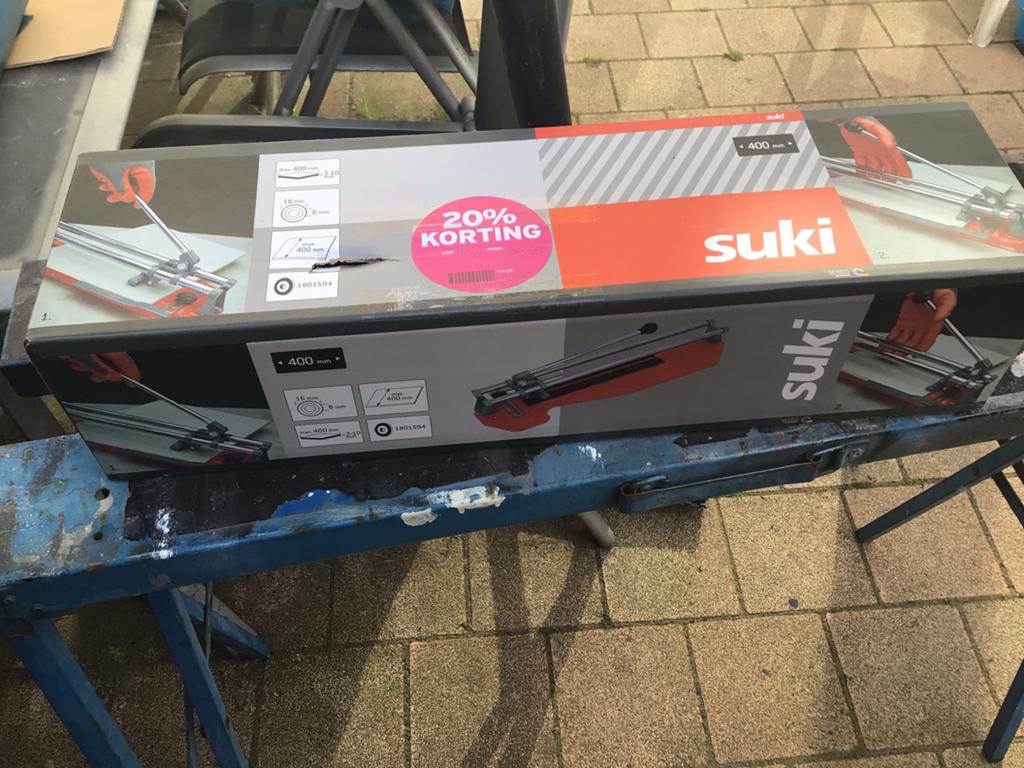 Suki Tegelsnijder 400 mm - Nieuw in doos, Ophalen, Nieuw