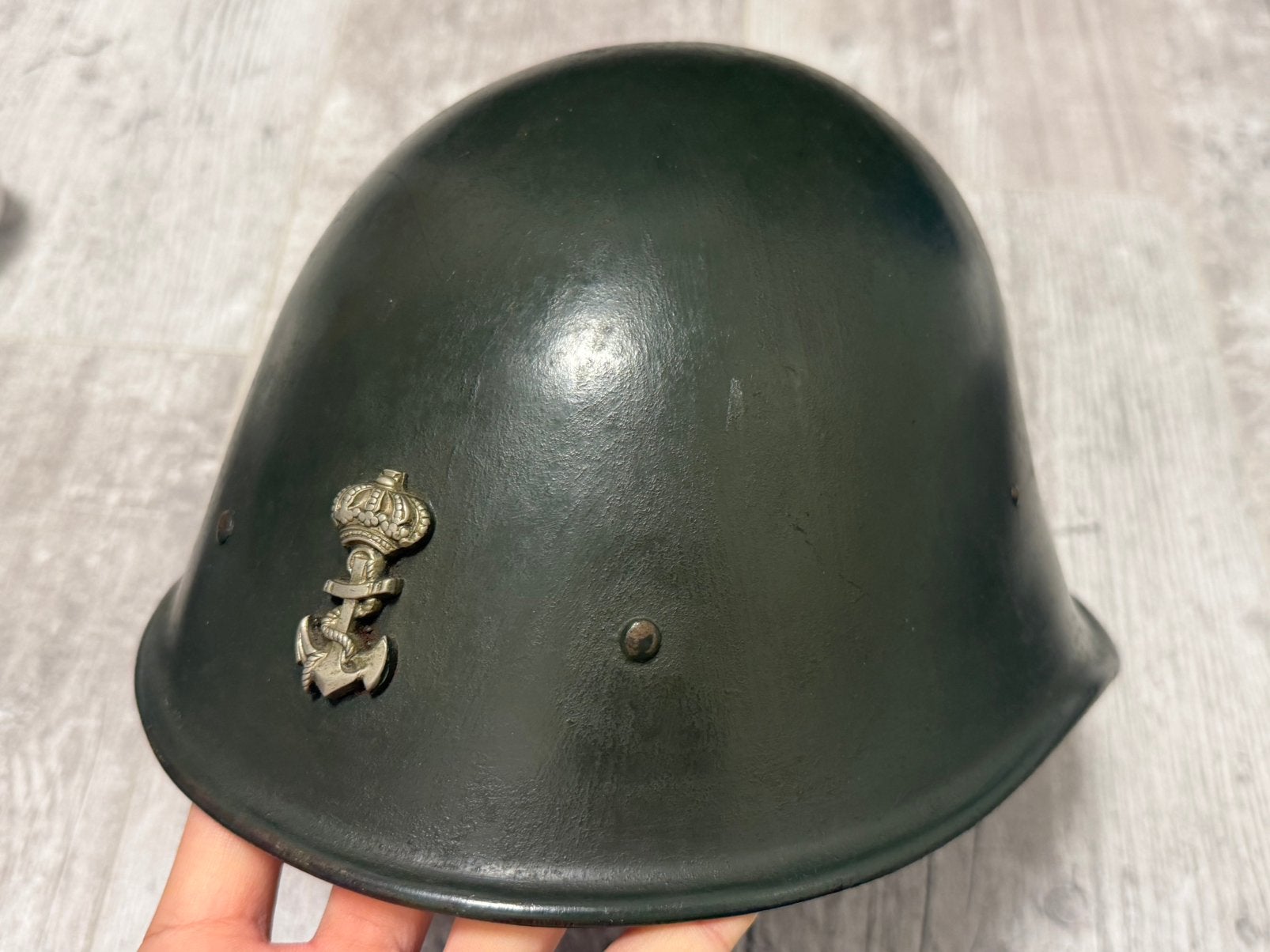 Nederlandse Marine helm cm1939, Verzamelen, Militaria | Tweede Wereldoorlog, Verzenden, Nederland, Helm of Baret
