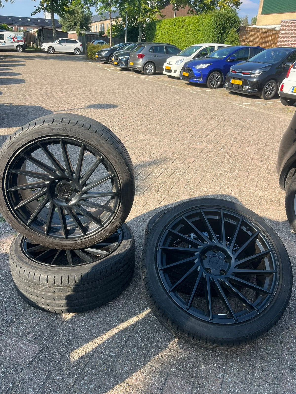 Keskin velgen set 19 inch 5 x 112, Ophalen
