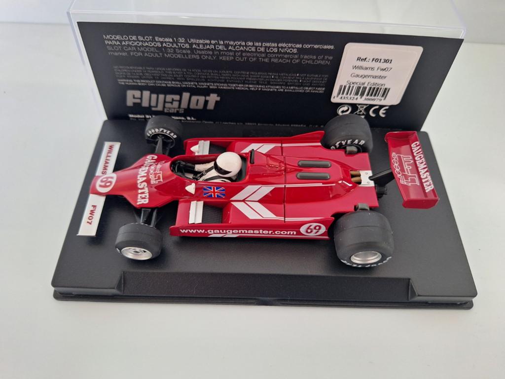 Fly  F01301 Williams FW07 F1 #69 Gaugemaster Limited Edition, Overige merken, Racebaan, Fly, Nieuw