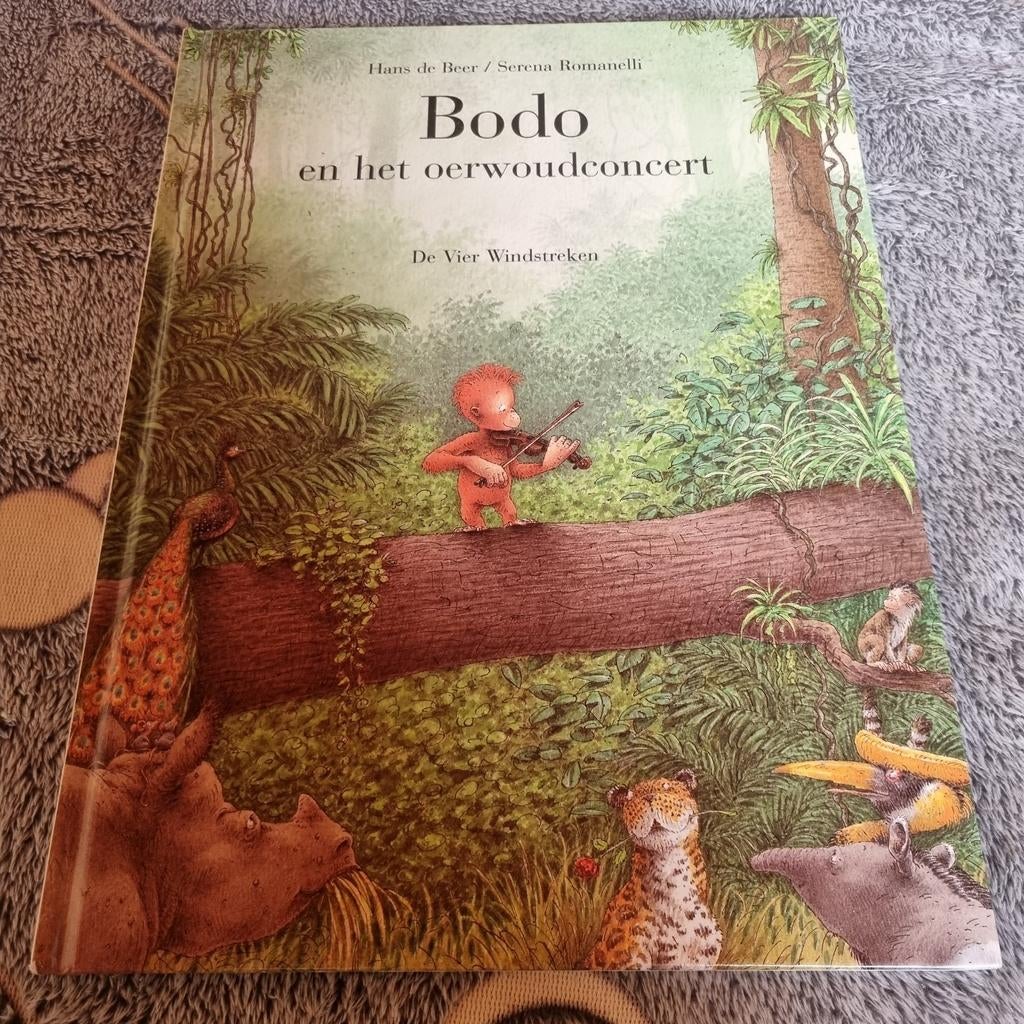 Bodo en het oerwoudconcert prentenboek, Ophalen of Verzenden, Gelezen, Hans de Beer