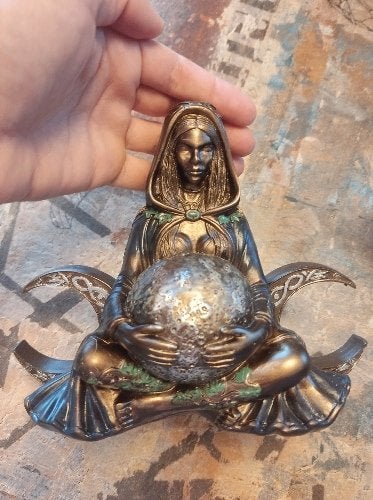 Moeder Aarde Beeld Gaia Religie Mythologie Mother Earth, Verzamelen, Beelden en Beeldjes, Verzenden, Nieuw, Religie