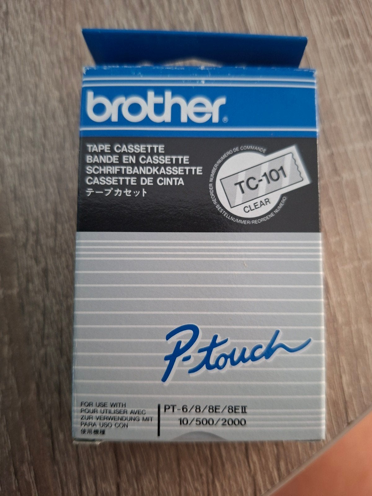 Brother Tape cassettes PT 6 / 8 / 8E / 10 / 500 / 2000, Ophalen of Verzenden, Nieuw, Brother