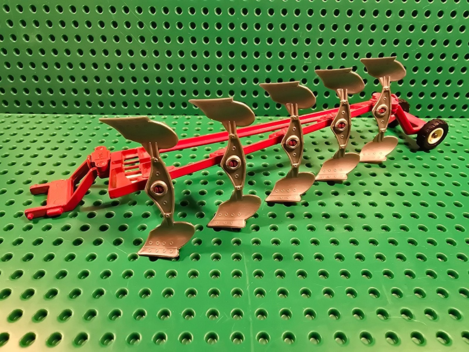 Siku Vintage Speelgoed Ploeg - Rood en Grijs, Ophalen of Verzenden, Gebruikt, Jongen of Meisje