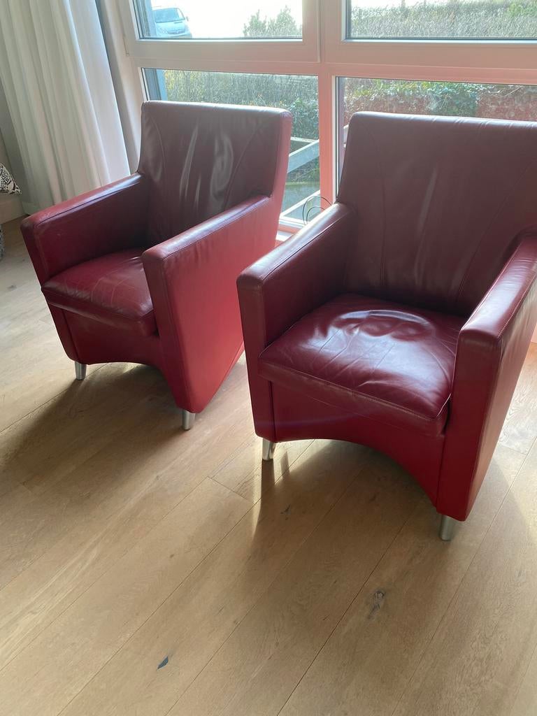Leolux stoelen, Huis en Inrichting, Ophalen, Gebruikt, Minder dan 75 cm, Design
