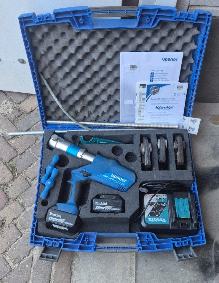 Uponor UP110 accu perstang compleet, Ophalen of Verzenden, Zo goed als nieuw