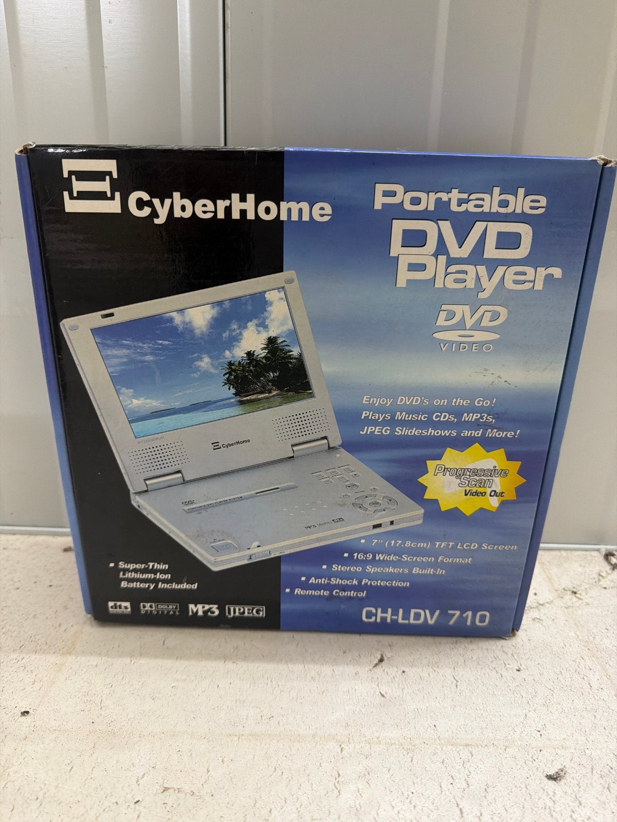 CyberHome CH-LDV 710 Draagbare DVD Speler - Nieuw in Doos, Audio, Tv en Foto, Dvd-spelers, Draagbaar, Nieuw, Ophalen of Verzenden