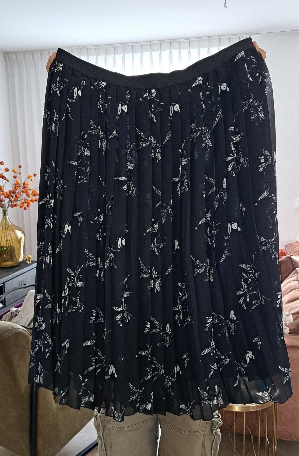 Gina Benotti rok maat 48/50 met onderrok, Kleding | Dames, Rokken, Zo goed als nieuw, Maat 46/48 (XL) of groter, Zwart, Onder de knie