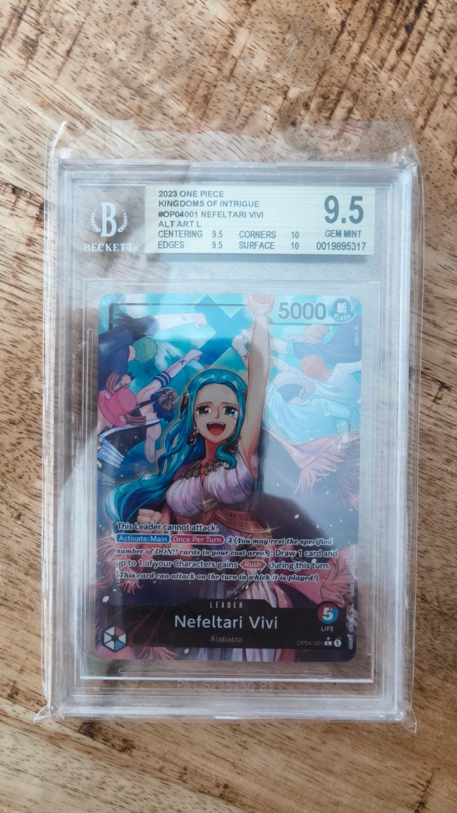 Nefel Tari Vivi BGS 9.5, Ophalen of Verzenden, Nieuw, Losse kaart, Foil