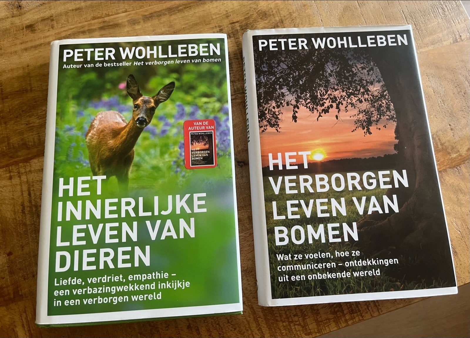Peter Wohlleben: Het Innerlijke Leven van Dieren & Het Verbo, Ophalen of Verzenden, Zo goed als nieuw, Natuur algemeen