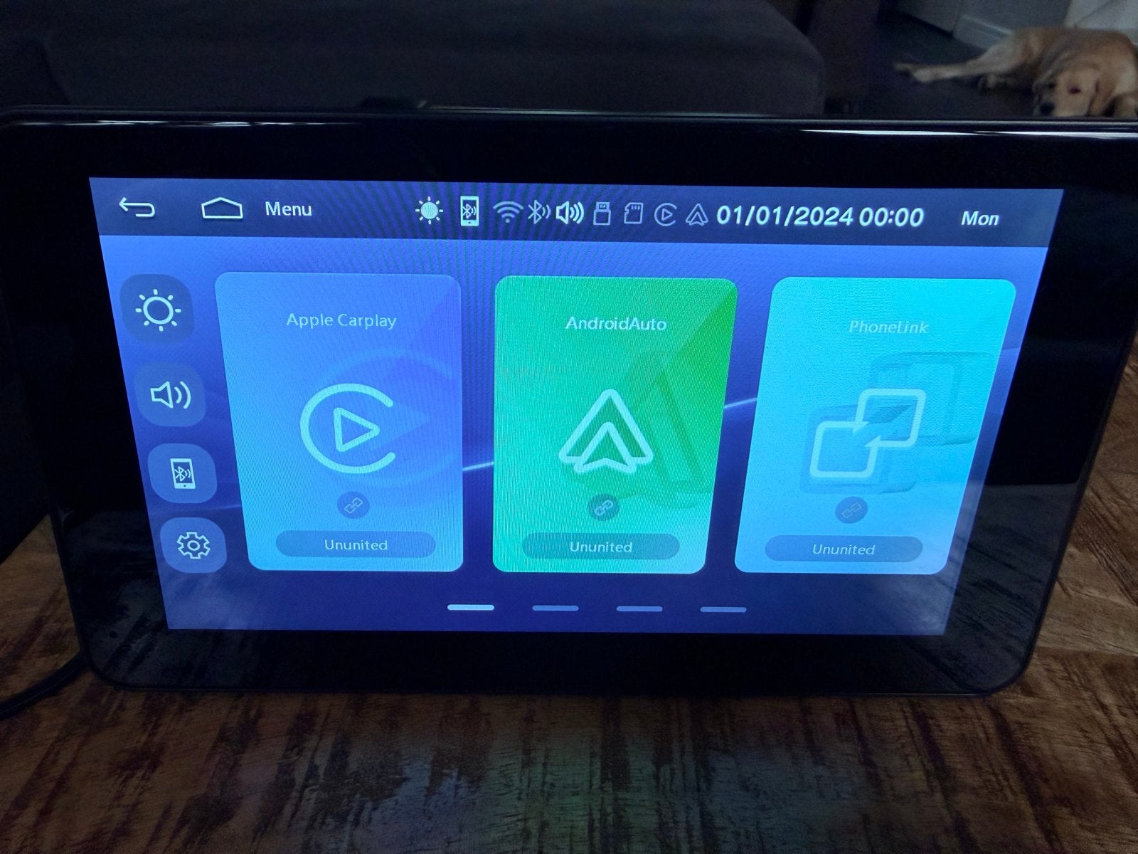Olvv Draagbaar CarPlay/Android Auto Scherm - 9 inch, Ophalen of Verzenden, Zo goed als nieuw