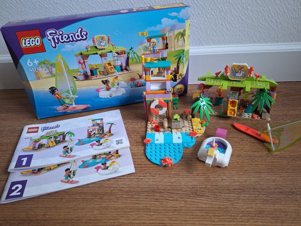 Lego friends surfer strandplezier 41710, Ophalen of Verzenden, Gebruikt, Lego