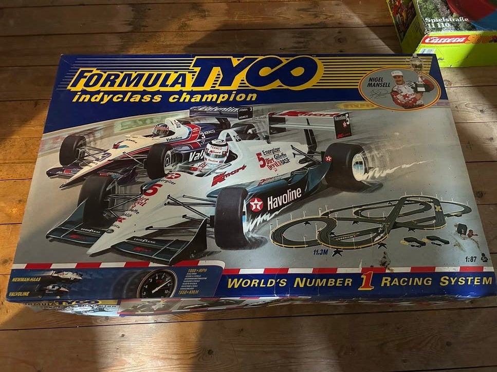 Tyco Formula Indyclass Champion Racebaan - Nigel Mansell, Ophalen, Racebaan, Tyco, Zo goed als nieuw