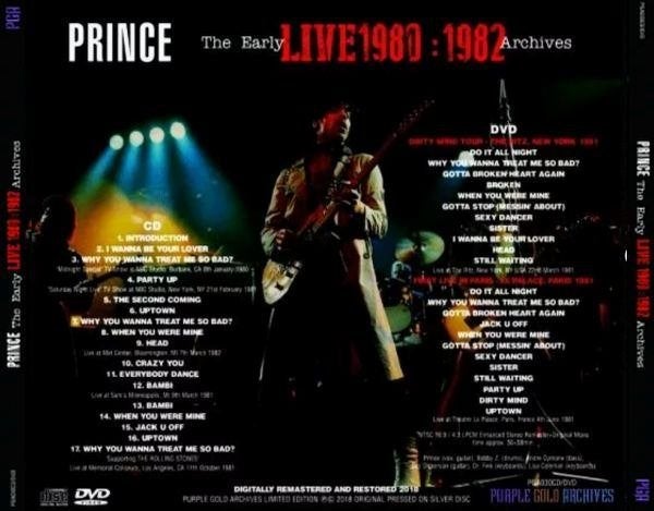 PRINCE - THE EARLY LIVE ARCHIVES 1980-1982 : CD&DVD, Live-album, Bonusmateriaal, Nieuw in verpakking, Verzenden