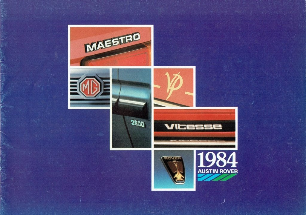 Folder Austin - Rover modellen (Zwitserse uitgave - 1984), Verzenden, Gelezen, Overige merken