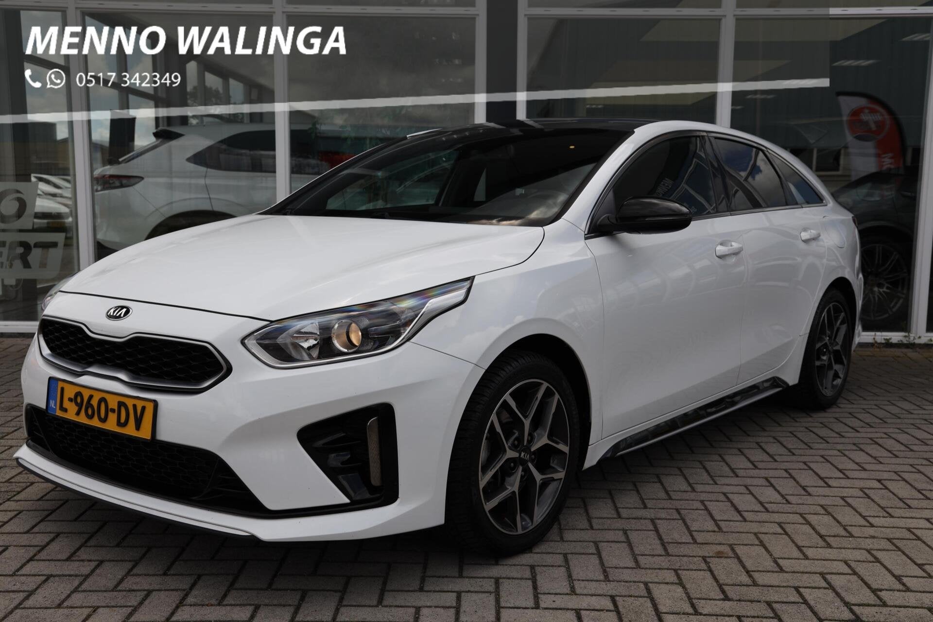 Kia ProCeed 1.0 T-GDI GT-Line|Panorama|Camera|Navi|Apple car, Voorwielaandrijving, Gebruikt, Euro 6, Wit
