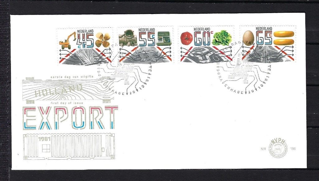 FDC NVPH E196 onbeschreven, Ophalen of Verzenden, Onbeschreven, Nederland