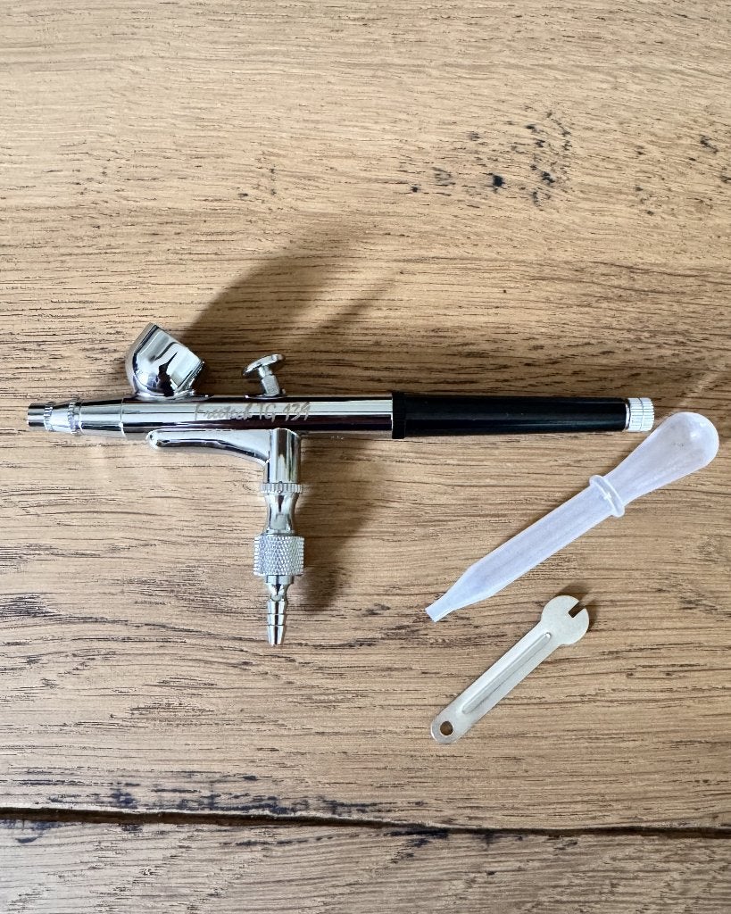 Freetech Airbrush 139, met vaste 2cc cup, ., Nieuw, Ophalen of Verzenden, Freetch