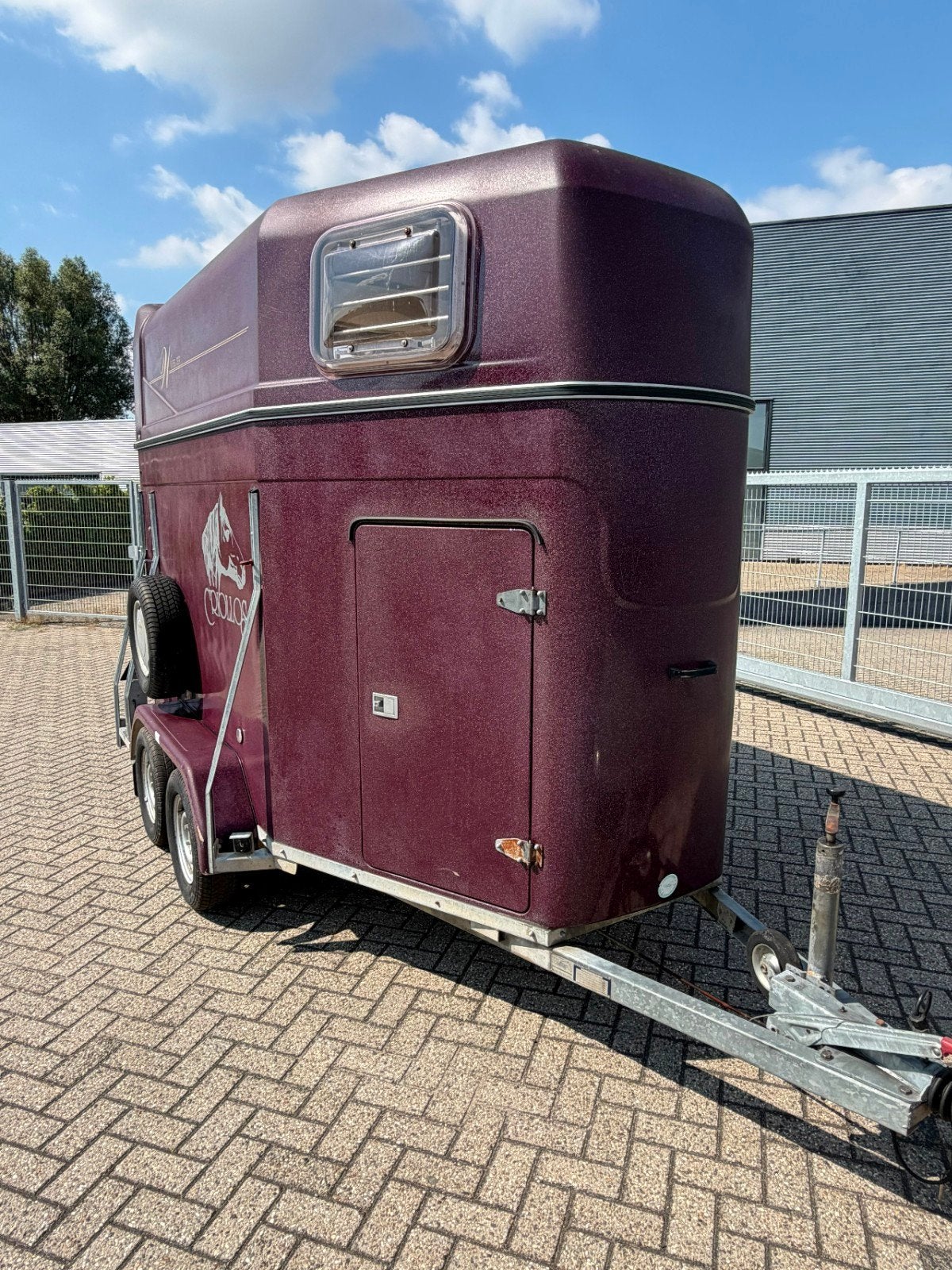 Weijer W2000F Paardentrailer, Ophalen, 2-paards trailer