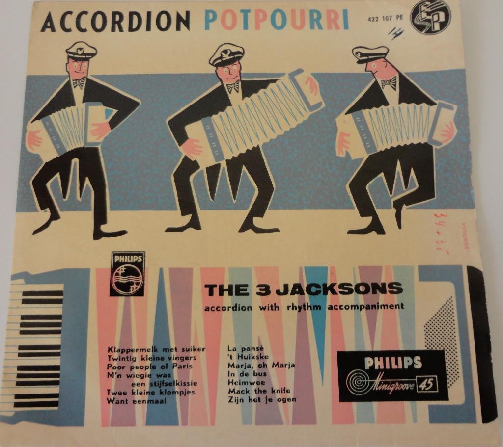 The 3 Jacksons _ ( no: 35 ), Cd's en Dvd's, Gebruikt, 7 inch, Single, Ophalen of Verzenden