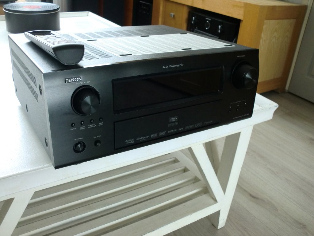 Denon AVR-3808 Receiver , Phono , Hdmi , internet radio., Ophalen, Denon, Refurbished, 120 watt of meer