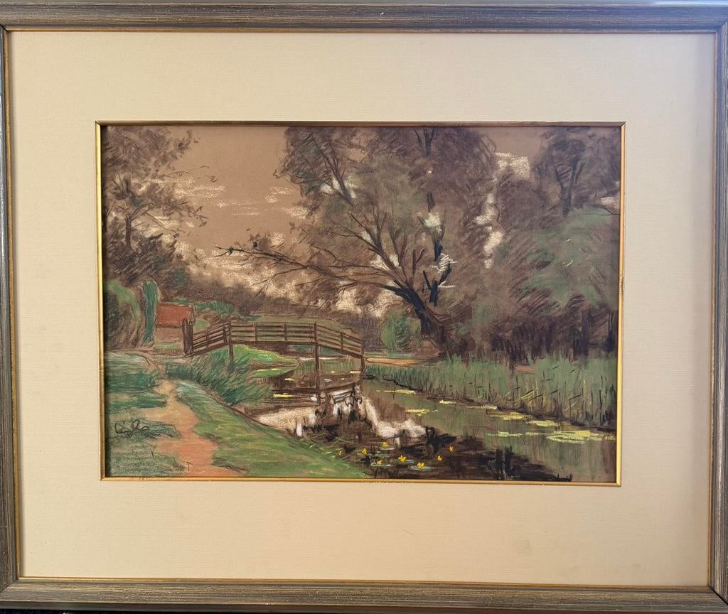 Ger van Vliet - pastel, Antiek en Kunst, Ophalen