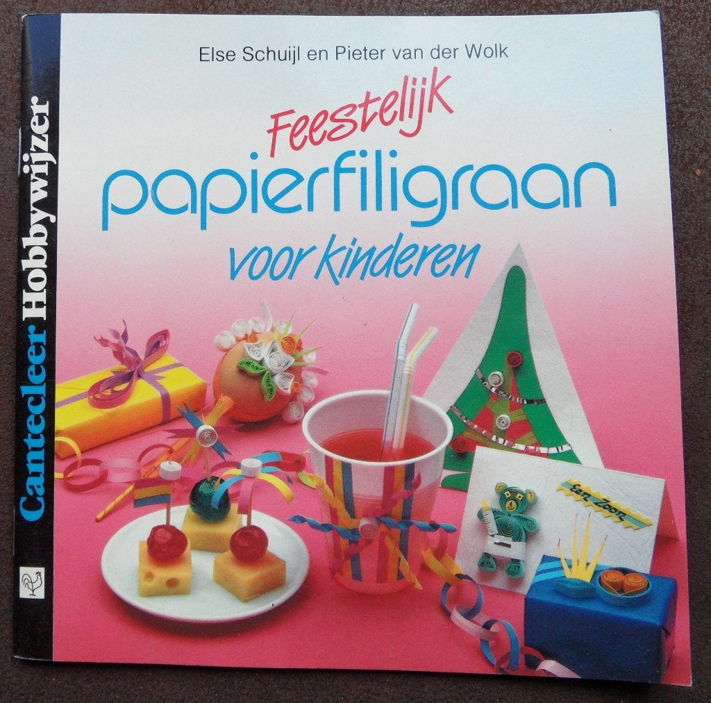 Hobbyboekje Feestelijk papierfiligraan voor kinderen, Boeken, Elise Schuil en Pieter van der Wolk, Ophalen of Verzenden, Zo goed als nieuw
