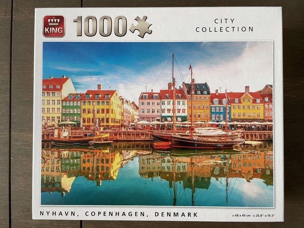 Puzzel van King 1000 stukjes compleet, Hobby en Vrije tijd, Denksport en Puzzels, Ophalen of Verzenden, 500 t/m 1500 stukjes, Gebruikt